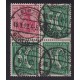 ALEMANIA 1921 ESTAMPILLAS SE-TENANT ZUSAMMENDRUCKE USADAS QUE SON MUCHO MAS RARAS MI W17 RARA 60 EUROS +